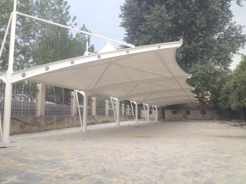 7字型膜结构车棚工程