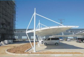 膜结构停车棚公司带您了解停车棚膜结构遮阳布都有什么作用？